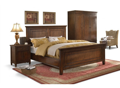 Ontwerper slaapkamer meubels 5-delig compleet set bed nachtkastje kledingkast nieuw