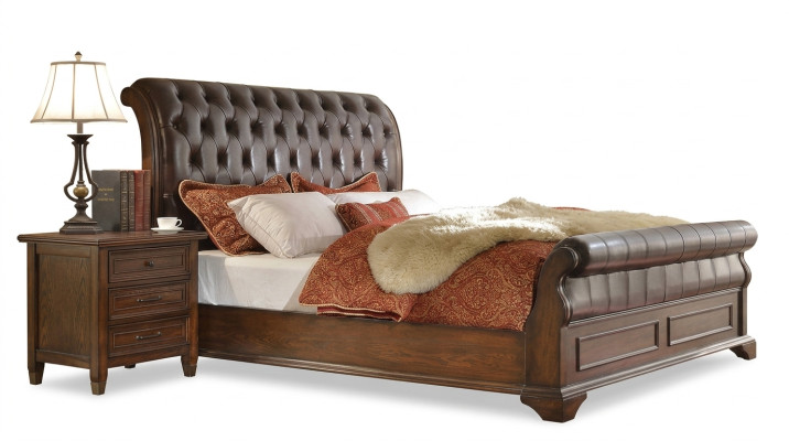 Slaapkamer Bed Nachtkastjes 3-delige set Luxe Bedden Hout Tweepersoonsbed Nieuw