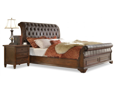 Slaapkamer Bed Nachtkastjes 3-delige set Luxe Bedden Hout Tweepersoonsbed Nieuw