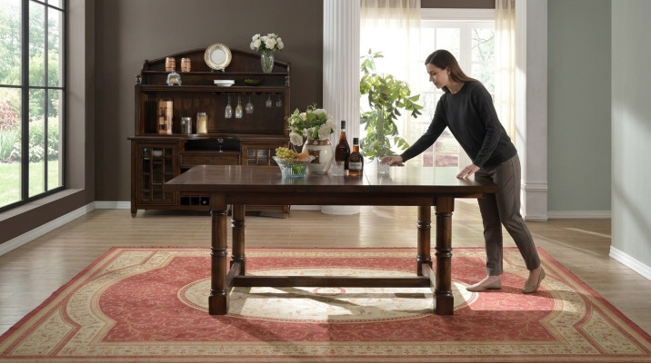 Moderne eettafel houten tafels 185 cm eetkamermeubels houten tafel