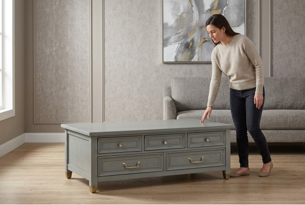 Edele salontafel Klassieke bank Woonkamertafel Bijzettafel Gründerzeit