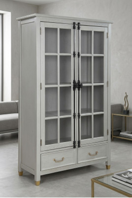 Klassieke kast woonkamer vitrinekast vitrines Nieuw Vitrinekasten.