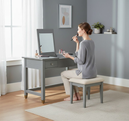 Ontwerper console make-uptafel spiegel ladekast kaptafel tafels kaptafel nieuw