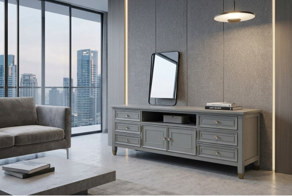 Sideboard Kast Commode Ladenkastjes Hout Laag Bord Plank tv Planken Plank Meubels