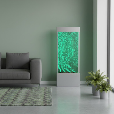 Scheidingswandontwerper roestvrij staal waterkolom zuilen muren LED-wand