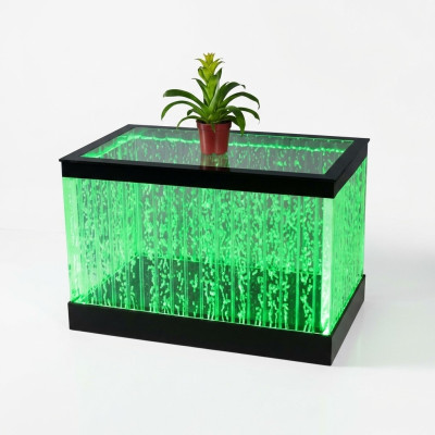 Tafel Salontafel Ontwerp Water zuilen zuil Waterbank Tafels LED
