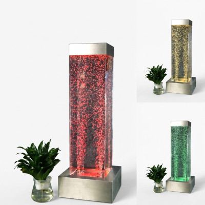 Waterzuil 20x80cm, waterspraakzuil, LED-scheidingswand