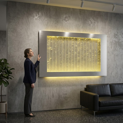 LED Waterval ontwerp waterzuil waterval foto muur aquarium