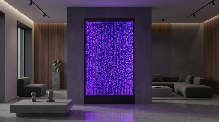 Scheidingswand Plank Kast Watervalzuil Muren LED 200x220