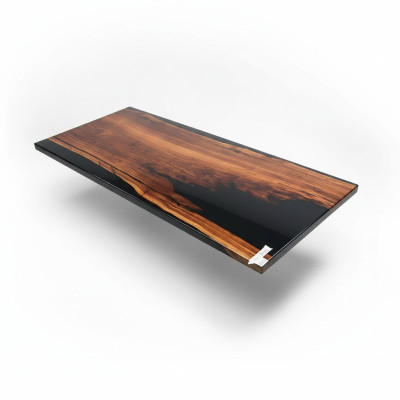 Eettafel River Table Echt Hout Riviertafel Massief Epoxyhars Tafels
