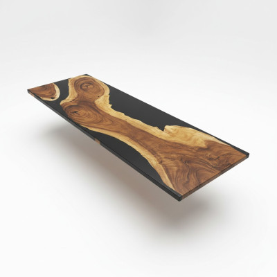 Eettafel Vergadering Riviertafel Echt Hout Massief