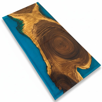 Eettafel River Table Massief Tafels 221x101 Riviertafel Epoxyhars Zee
