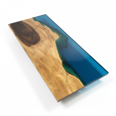 Eettafel Zee Water Rivier Echt hout Riviertafel 181x81cm Tafels