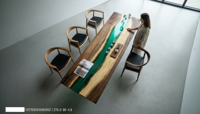 Luxe tafels conferentietafel Riviertafel Echt hout Riviertafel Massief