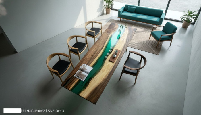 Luxe tafels conferentietafel Riviertafel Echt hout Riviertafel Massief