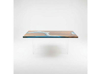 Tafels Eettafel Ontwerptafel Moderne Zee Rivierdecor Meubels 181x81 Epoxy