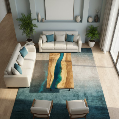 Moderne Tafels Eettafel Design Tafel Hars Zee Rivier Meubels 180x80