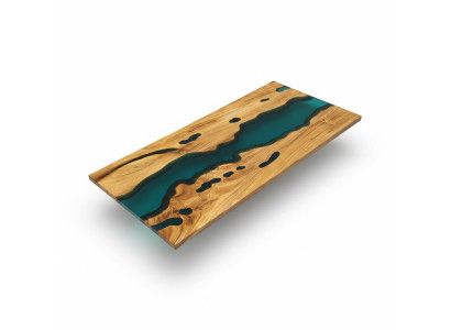 Rivier Tafels Eettafel Ontwerp Tafel Moderne Meubels 180x80 Epoxyhars