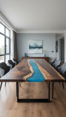 Moderne tafels Eettafel Design Tafel Hars Zee Rivier Meubels 220x90