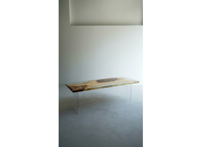 Luxe design tafel epoxyhars tafels eettafel 200x80 Massief houten meubels