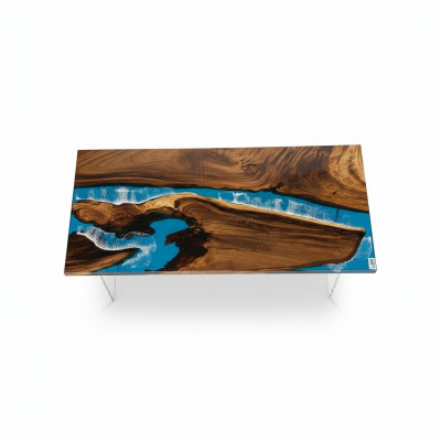 Esstisch River Table Tisch Holz Flusstisch 180x90 Massive Tische  Eettafel River Table Tafel Hout Riviertafel 180x90 Massieve Tafels