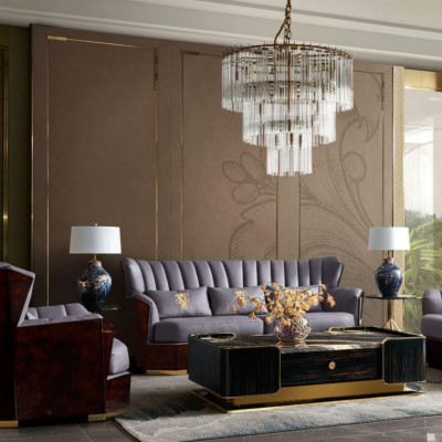 Leder bankstel 3-zits bank gestoffeerde banken design luxe bank meubels driezits nieuw