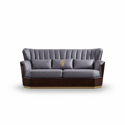 Leder bankstel 3-zits bank gestoffeerde banken design luxe bank meubels driezits nieuw