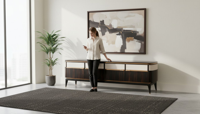 Ontwerper tv tv dressoir lage commode zijbord kast kamer rek