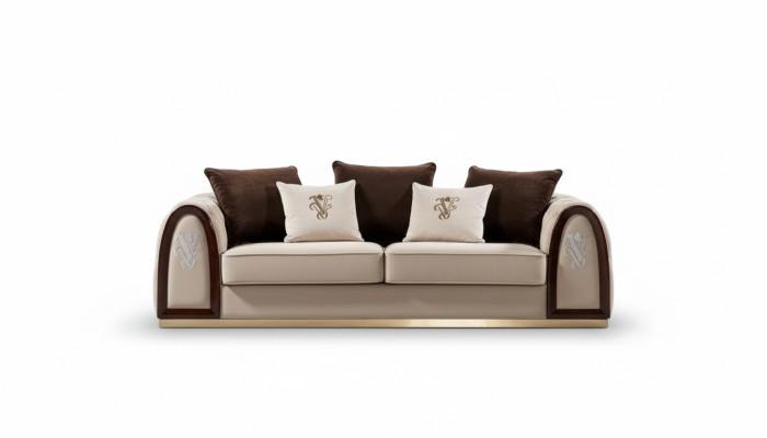 Ontwerp Luxe Bank Zitkussen Bank xxl Groot 4+3 Zitsbanken Chesterfield