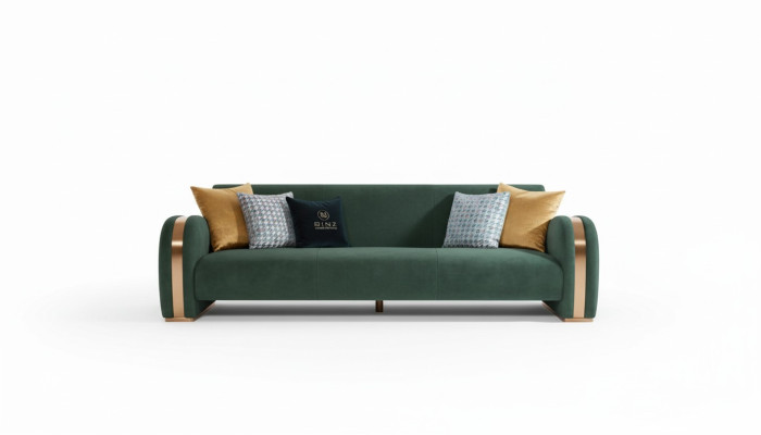 Bankstel 4 zits Bankstel Bekleding Textiel Bankstellen Design Luxe Stoffen bankstellen Vierzitter groot