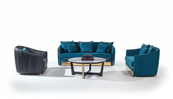 Ontwerper meubels bank Coch 3-zits gestoffeerde decor bankstellen woonkamer banken