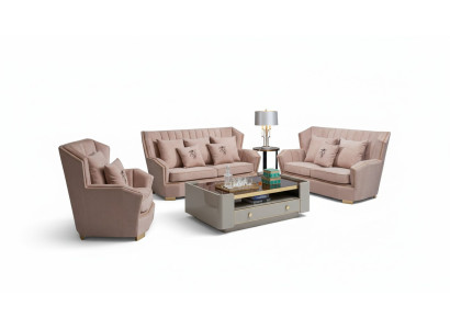 Luxe meubel sofa set bank bank bekleding 321 zits bank tafel banken
