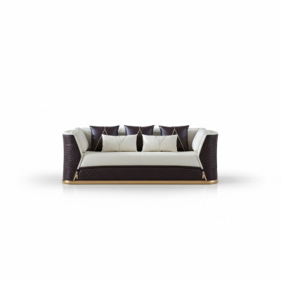 Driedelige design bankstel Stoffen 3-zitsbank Bankstellen Leren bankstellen Leren bankstellen