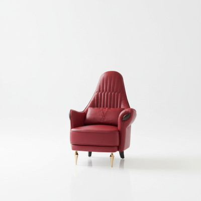 Fauteuil Ontwerp Bank Bank Sofa Ontspan Lounge Leer Luxe TV Club Bekleden