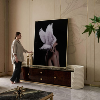 Ontwerper tv-tv dressoir commode zijlaagbord kast kamer decor plank