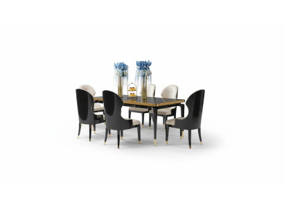 Ontwerp eetkamerstoel set metalen tafels stoelen 4x stoelen tafelset 4-delig.