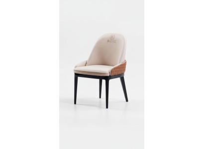 Fauteuil Stoel 1x Eetkamer Lounge Zitkamer Stoel Nieuw Leder Televisie