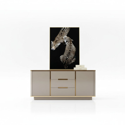 Ladeblok Houten Kast Dressoir Woonkamer Console Wandkasten