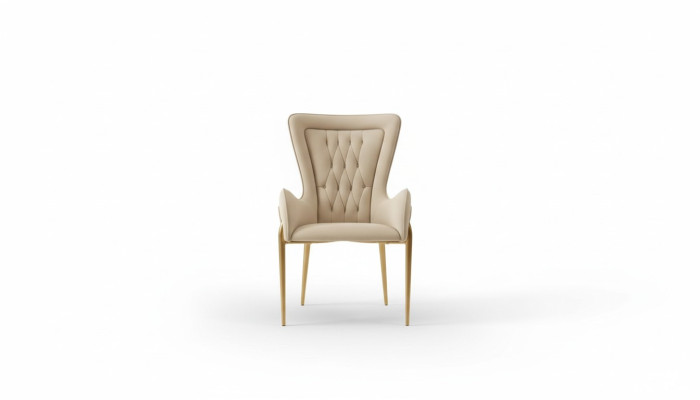 Fauteuil Stoel 1x Eetkamer Lounge Zitkamer Gestoffeerde Stoel Luxe Leer Televisie