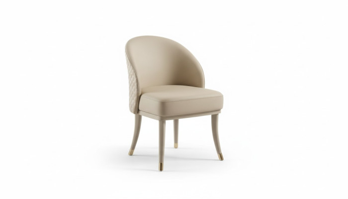 Stoel 1x Eetkamer Gestoffeerde Stoel Tv Lounge Club Leren Zetel Fauteuil Luxe