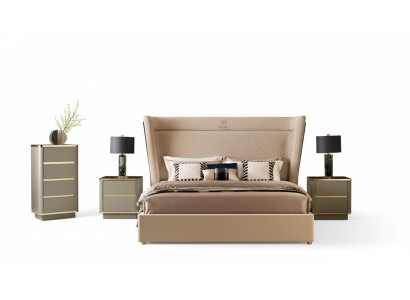 Slaapkamer Hotelbedden Dubbel bed design Houten stoffen bedden 180x200cm