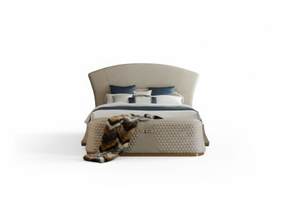 Bed lederen slaapkamer meubels Luxe Moderne Bedden 3-delige set Boxspring