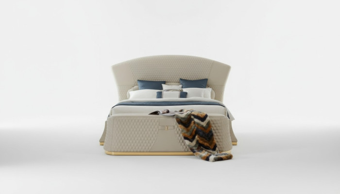 Ontwerp Leren Bed Luxe Gestoffeerde Bedden Tweepersoons Slaapkamer 180x200