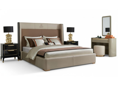Luxe hotelbedden tweepersoonsbed houten modern bed 180x200 slaapkamer huwelijk