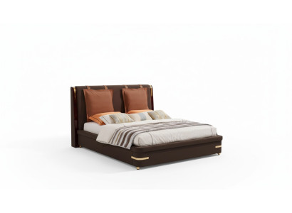 Bed Onderstel Ontwerp Luxe Metalen Tweepersoonsbedden Slaapkamer Leder