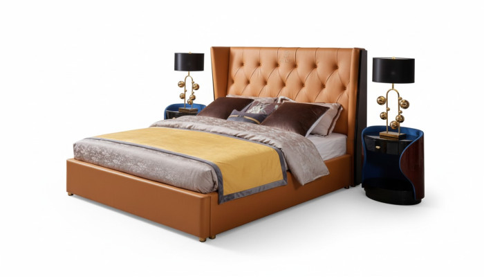 Klassiek bedframe slaapkamer meubeldesign bedden 3-dlg. set garnituur
