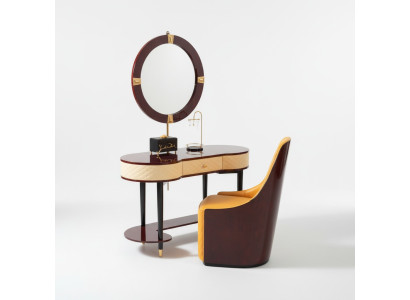 Kaptafel Spiegel Stoel Complete Set Commode Slaapkamer Modern
