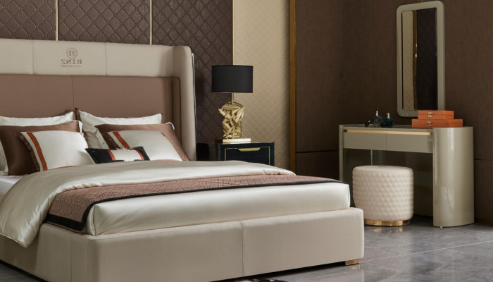Luxe kaptafel spiegel kruk compleet set dressoir slaapkamer