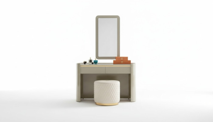 Luxe kaptafel spiegel kruk compleet set dressoir slaapkamer