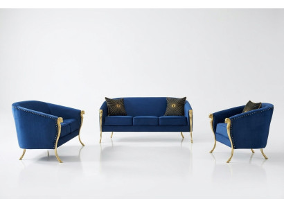 Ontwerp 3-zits Relaxbanken Club Lounge Bank Stoffen bekleding Stoffen Banken